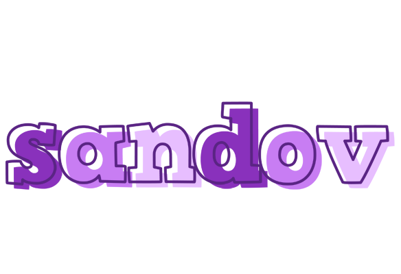 Sandov sensual logo