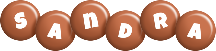 Sandra candy-brown logo