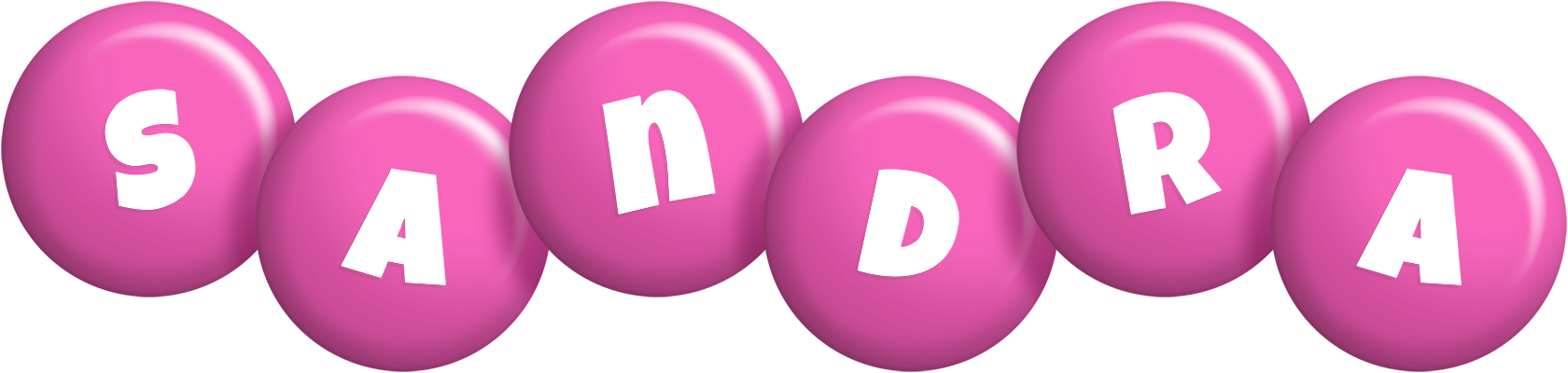 Sandra candy-pink logo
