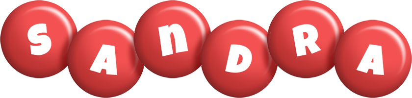 Sandra candy-red logo