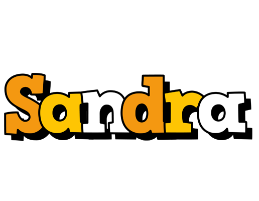Sandra cartoon logo