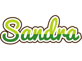 Sandra golfing logo