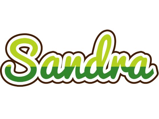 Sandra golfing logo