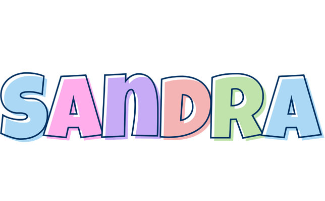 Sandra pastel logo