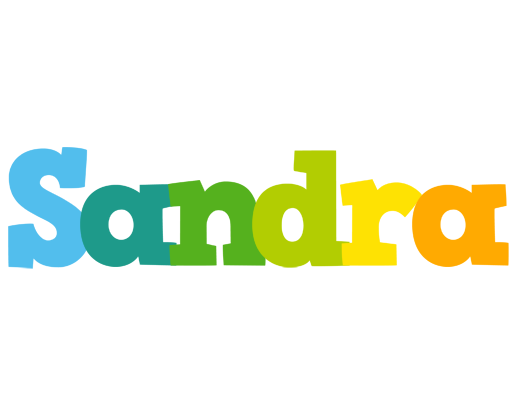 Sandra rainbows logo
