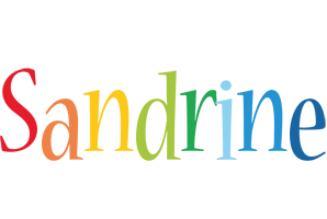 Sandrine birthday logo