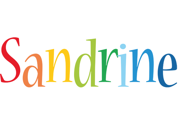 Sandrine birthday logo
