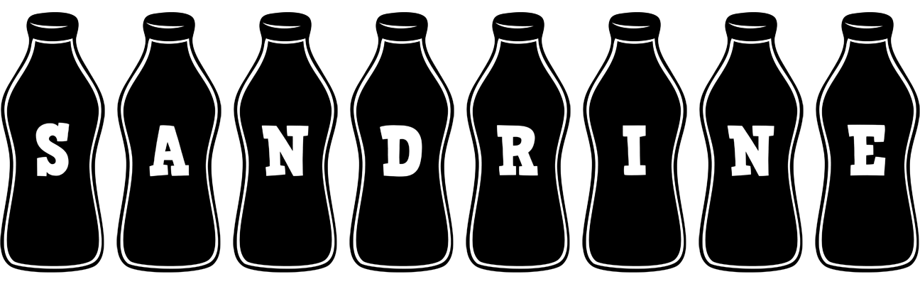 Sandrine bottle logo