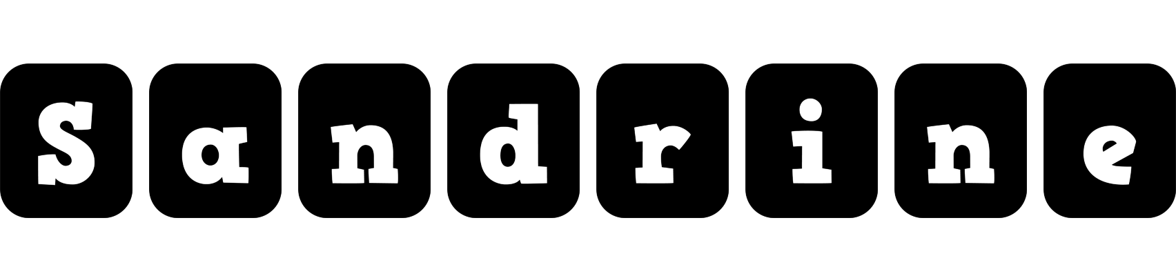 Sandrine box logo