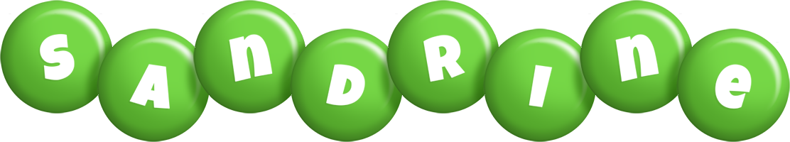 Sandrine candy-green logo