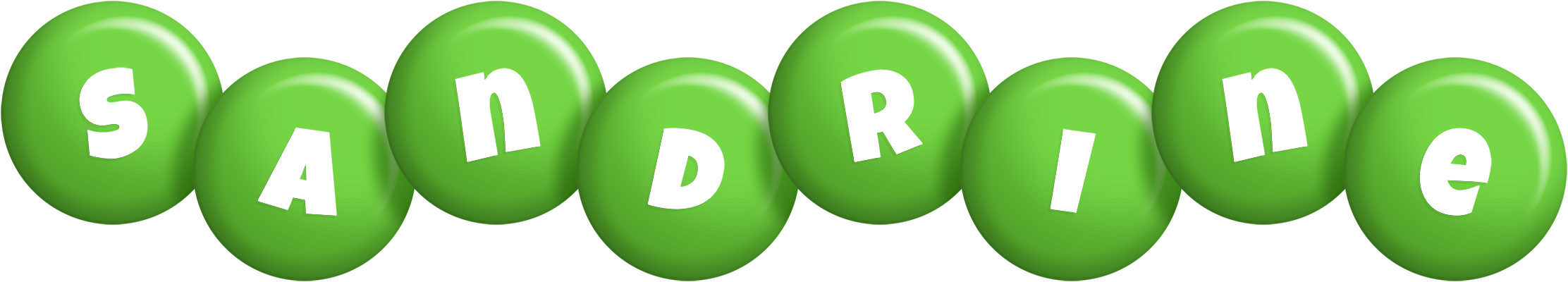 Sandrine candy-green logo