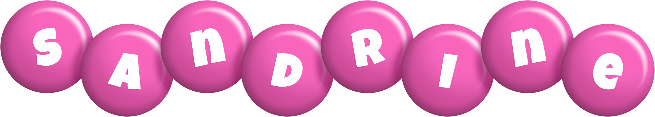 Sandrine candy-pink logo