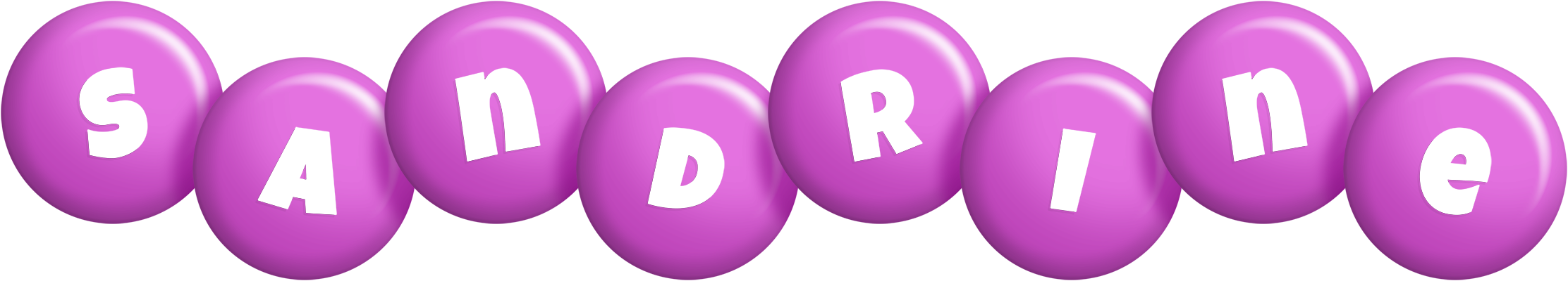 Sandrine candy-purple logo