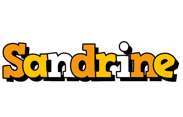 Sandrine cartoon logo