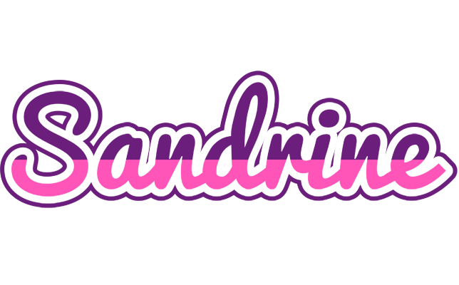 Sandrine cheerful logo