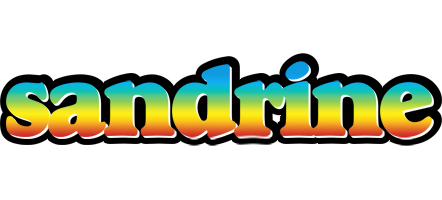 Sandrine color logo