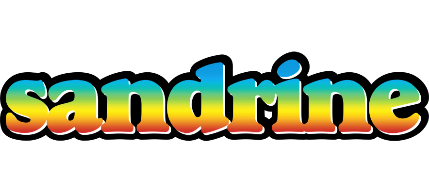Sandrine color logo