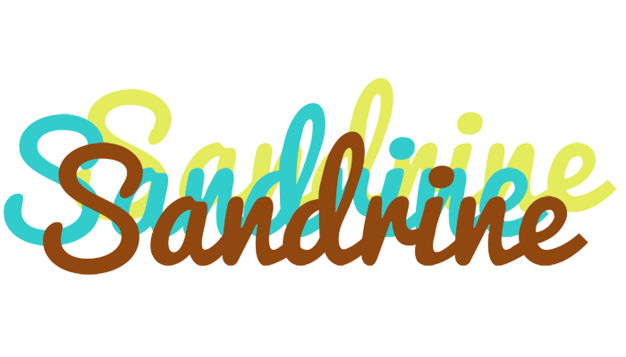 Sandrine cupcake logo