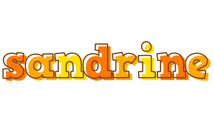 Sandrine desert logo