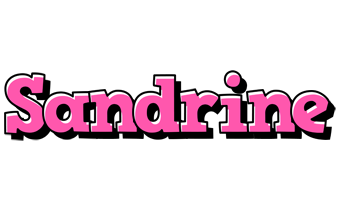 Sandrine girlish logo