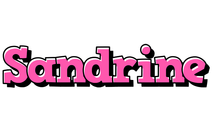 Sandrine girlish logo