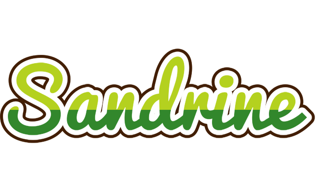 Sandrine golfing logo