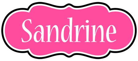Sandrine invitation logo