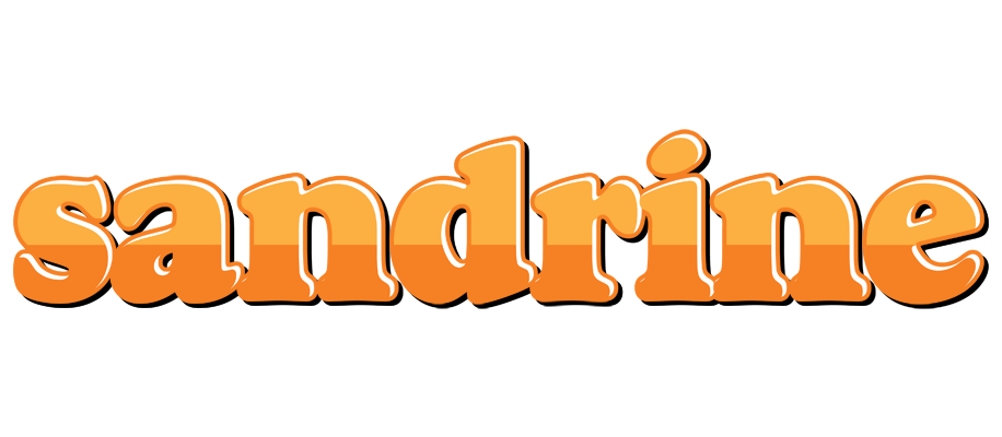 Sandrine orange logo