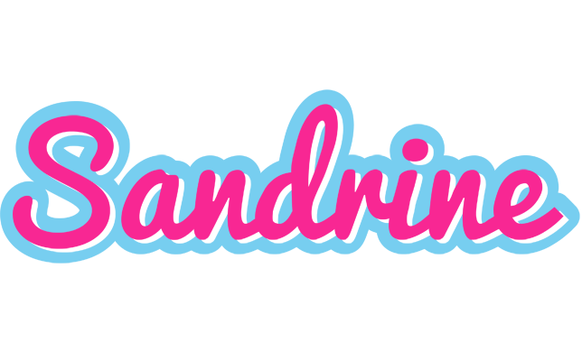 Sandrine popstar logo