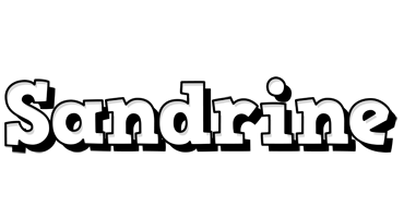 Sandrine snowing logo