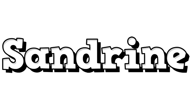 Sandrine snowing logo