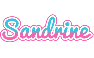 Sandrine woman logo