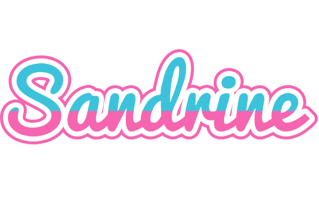 Sandrine woman logo