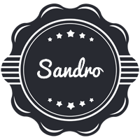 Sandro badge logo