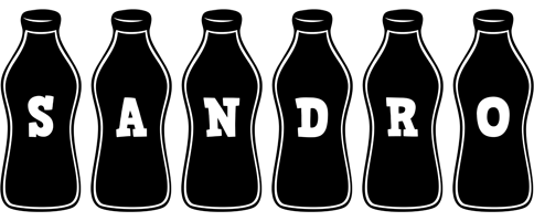 Sandro bottle logo