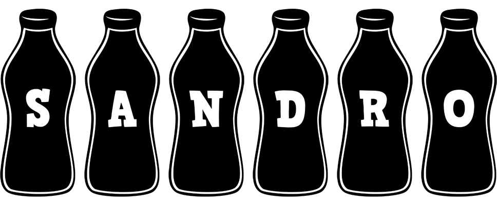 Sandro bottle logo