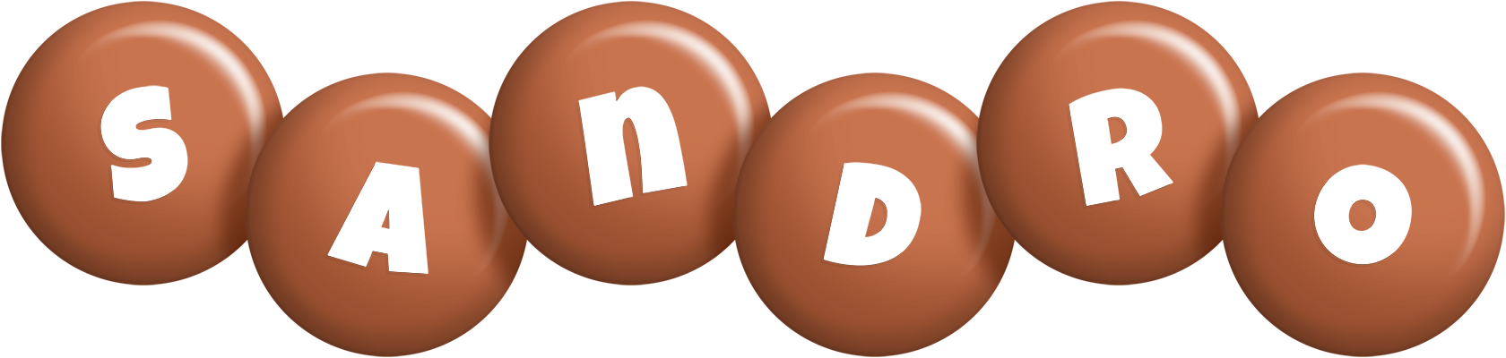 Sandro candy-brown logo