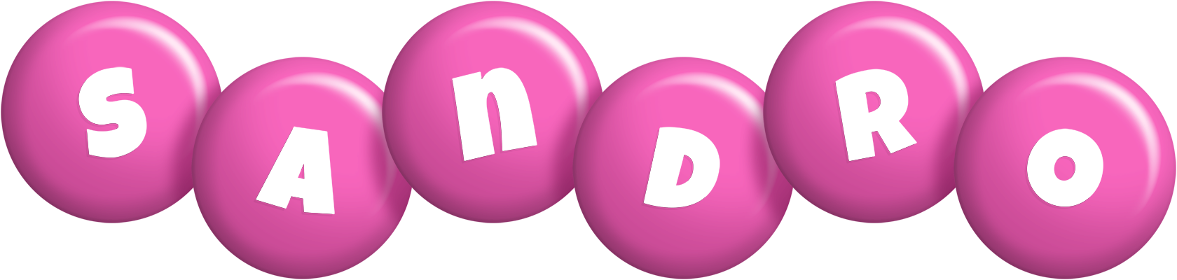 Sandro candy-pink logo