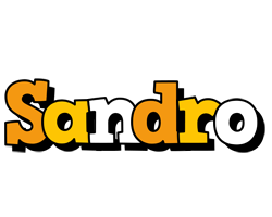 Sandro cartoon logo
