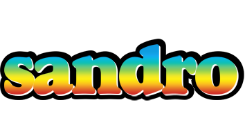 Sandro color logo