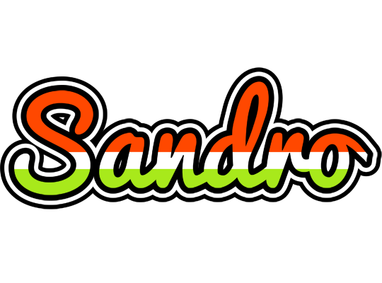 Sandro exotic logo