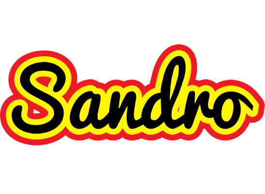 Sandro flaming logo