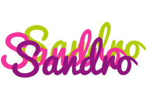 Sandro flowers logo