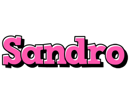 Sandro girlish logo