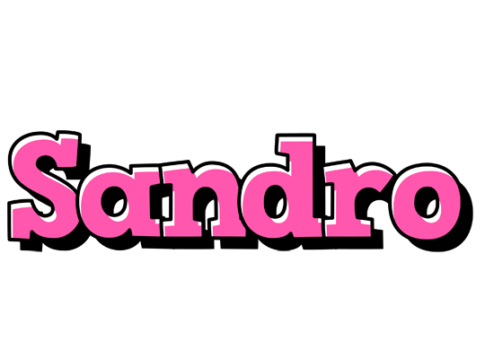 Sandro girlish logo