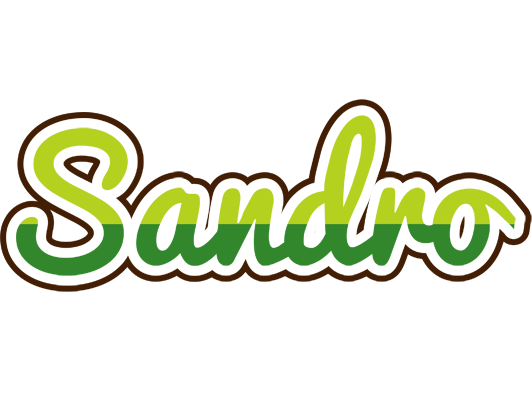Sandro golfing logo