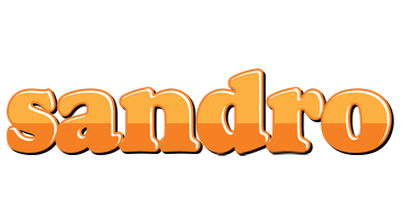 Sandro orange logo