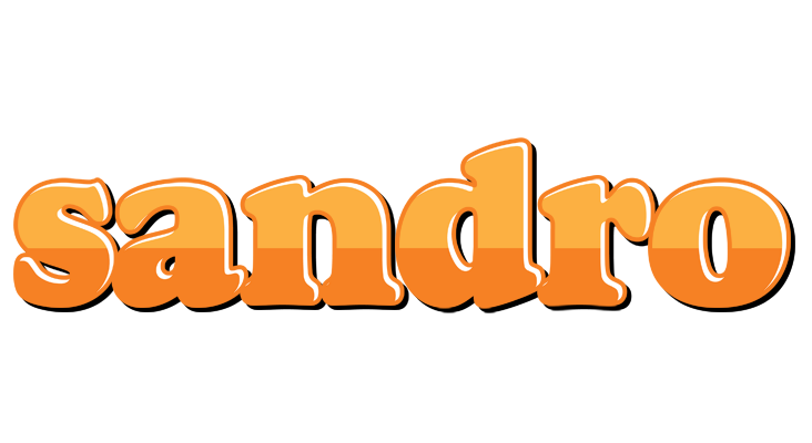 Sandro orange logo