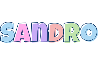 Sandro pastel logo