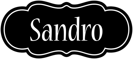 Sandro welcome logo